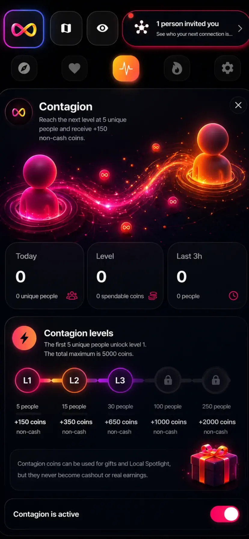 Fluxx contagion growth screen
